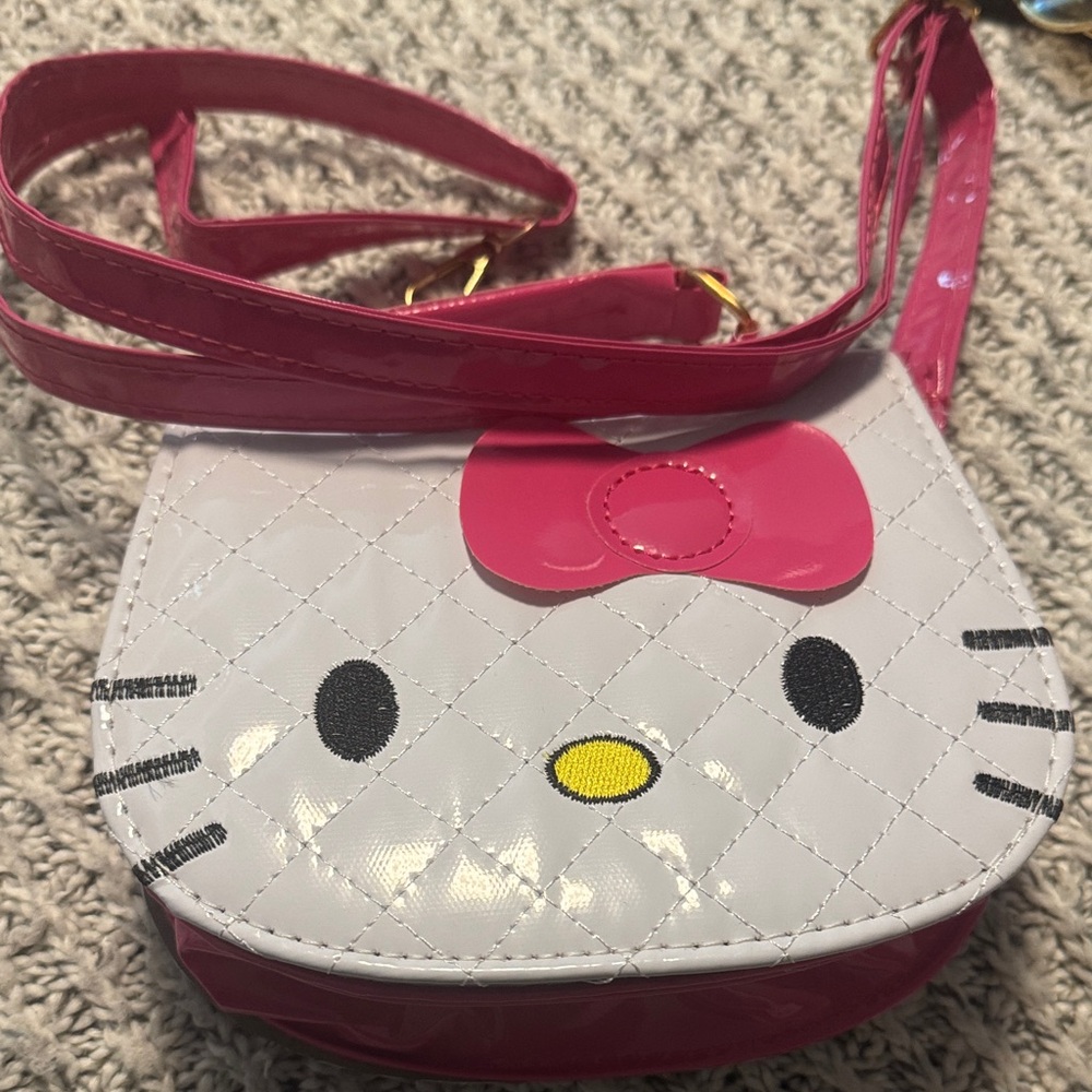 Hello Kitty Pink and White Quilted Bag